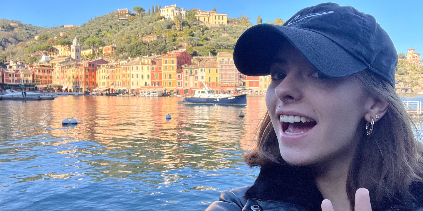 Hannah Knoblechner als ESK-Freiwillige in Italien